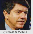 SECRETARIO GENERAL DE LA OEA, CESAR GAVIRIA