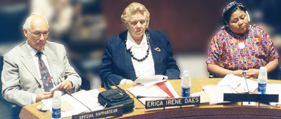 Rodolfo Stavenhagen, Erica-Irene A. Daes, Rigoberta Menchu Tum