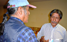 Dennis and Ernest Moristo from the O'odham Nation in Arizona in the USA